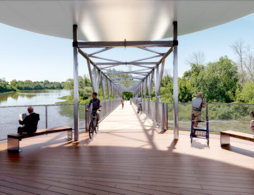 Une nouvelle passerelle sera aménagée au-dessus de la rivière Châteauguay.